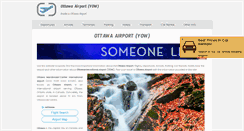 Desktop Screenshot of ottawa-airport.com
